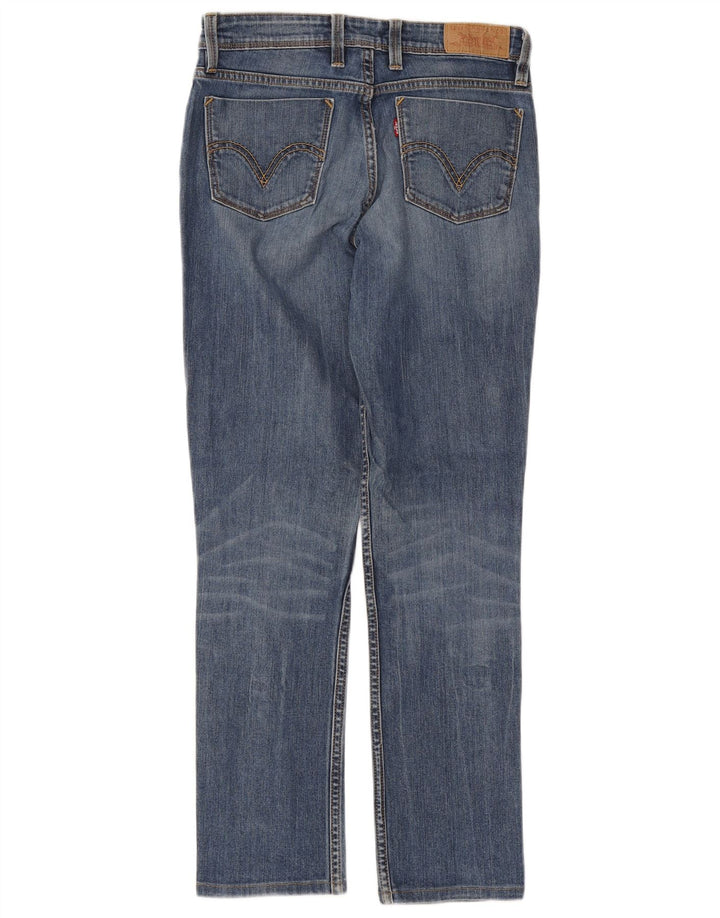 Levi's Dame 628 Slim Jeans W29 L29 Blå Bomuld