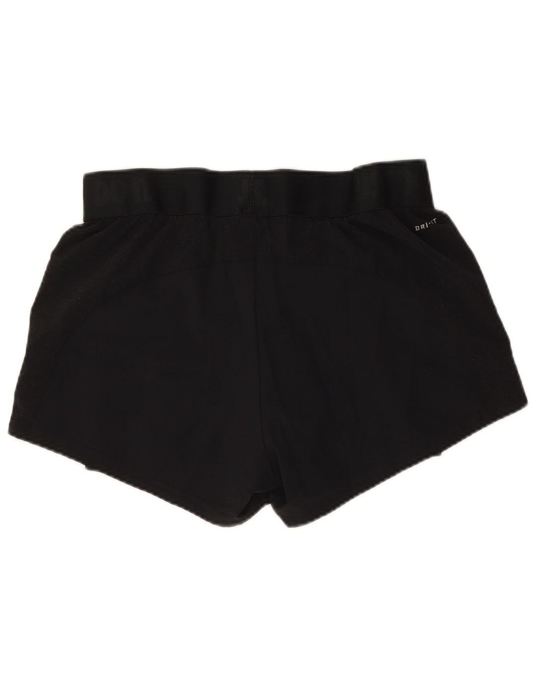 Nike Dame Dri Fit Sport Shorts UK 10 Small Black Polyester