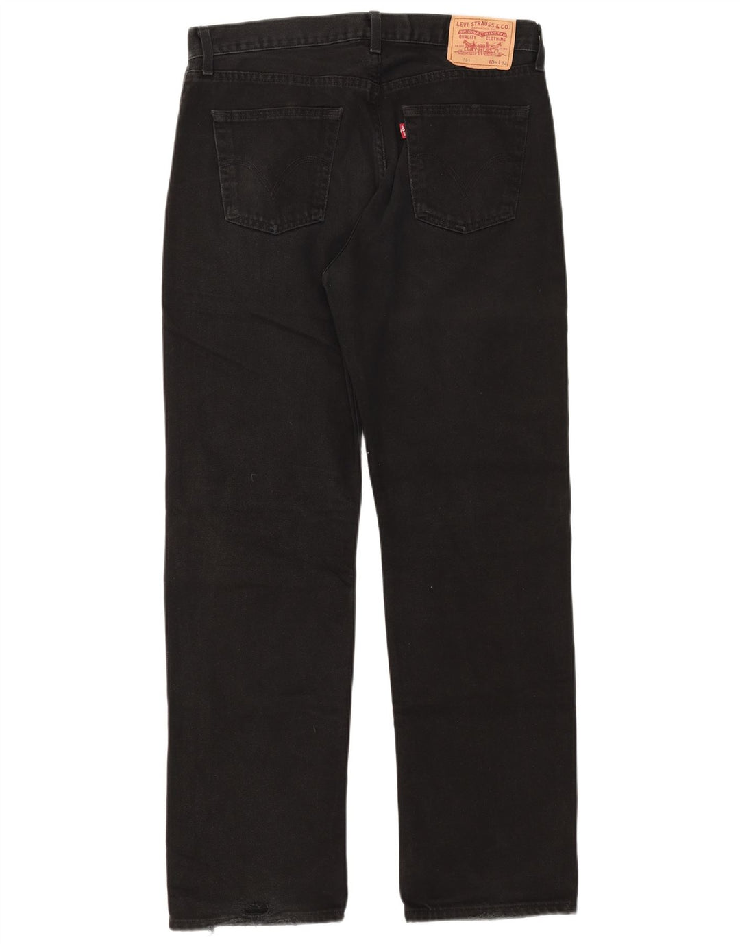 Levi's Herre 751 lige jeans W34 L32 sort bomuld