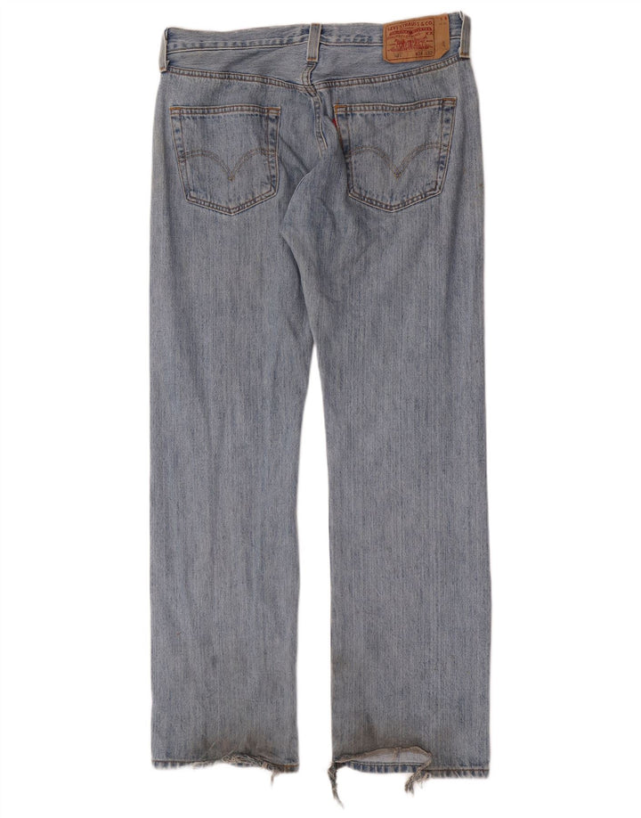Levi's Straight Jeans til mænd W34 L32 blå bomuld