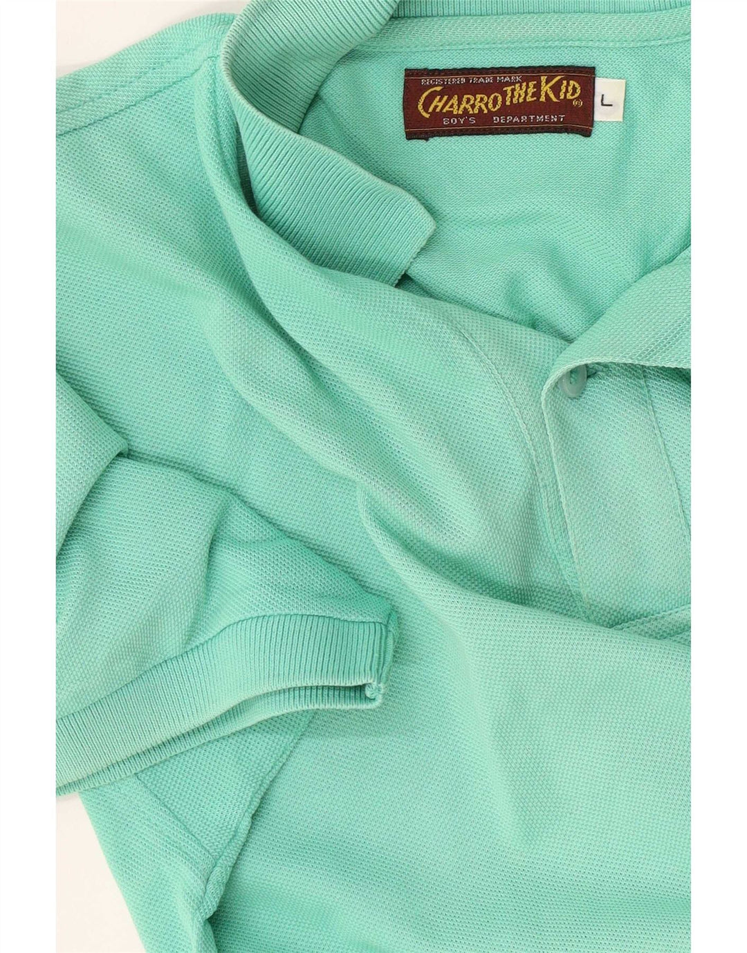 Charro Boys Polo Shirt 15-16 Years Large Green