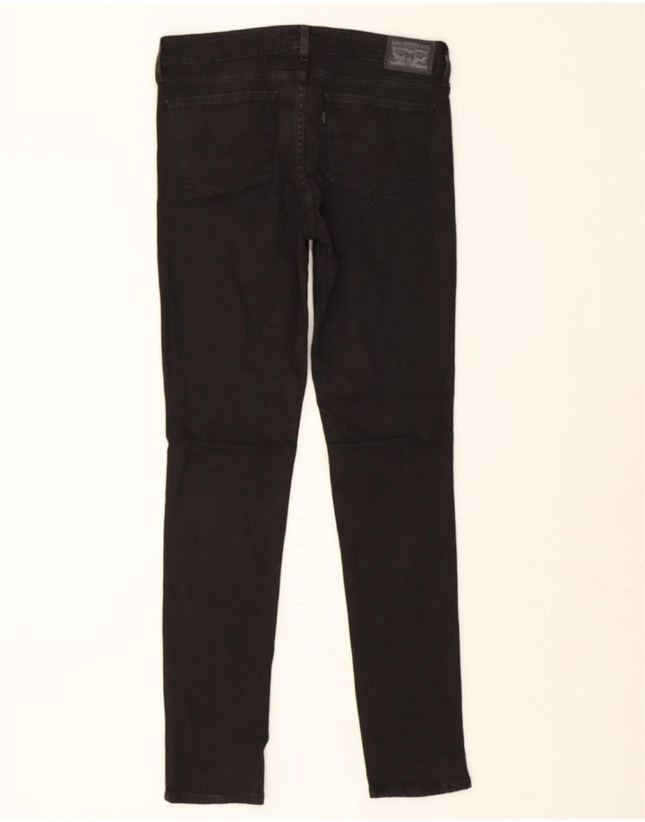 LEVI'S Womens 711 Skinny Jeans W29 L31 Black Cotton Vintage Levi's and Second-Hand Levi's from Messina Hembry 