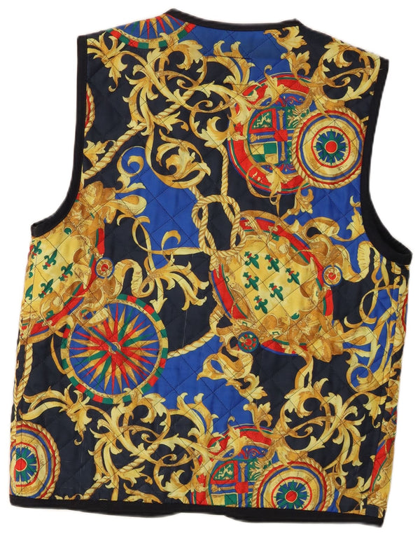 Club Voltaire Dame Quiltet Gilet UK 14 Medium Flerfarvet