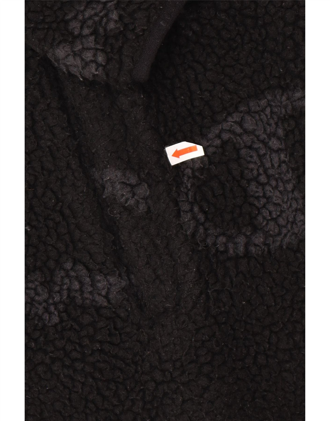 CHAMPION Mens Graphic Fleece Jumper Large Black Polyester
