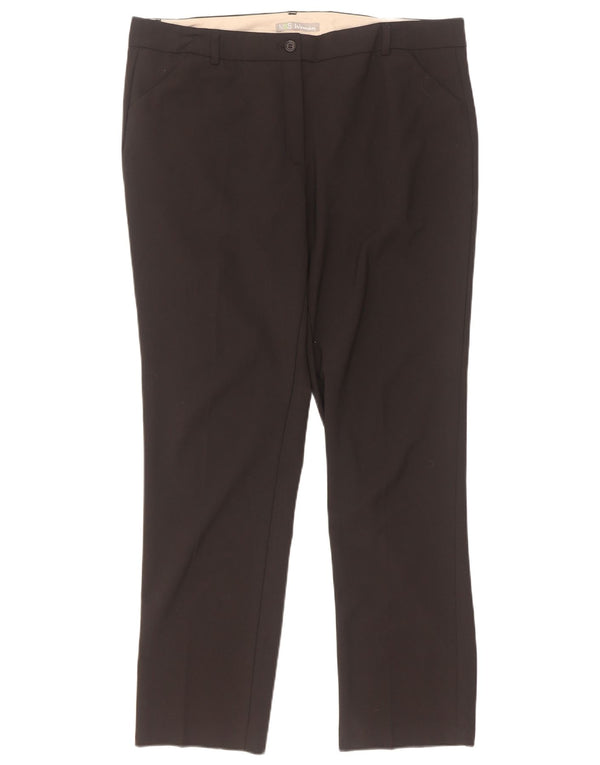 Marks & Spencer Lige fritidsbukser til kvinder UK 16 Large W36 L31 Black