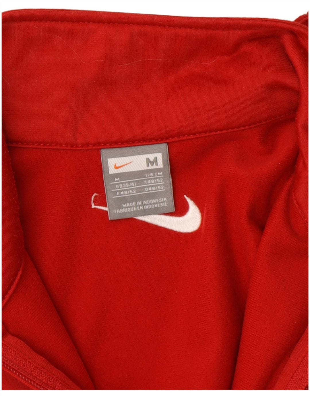 Nike træningsdragt topjakke til mænd Medium Rød Colourblock