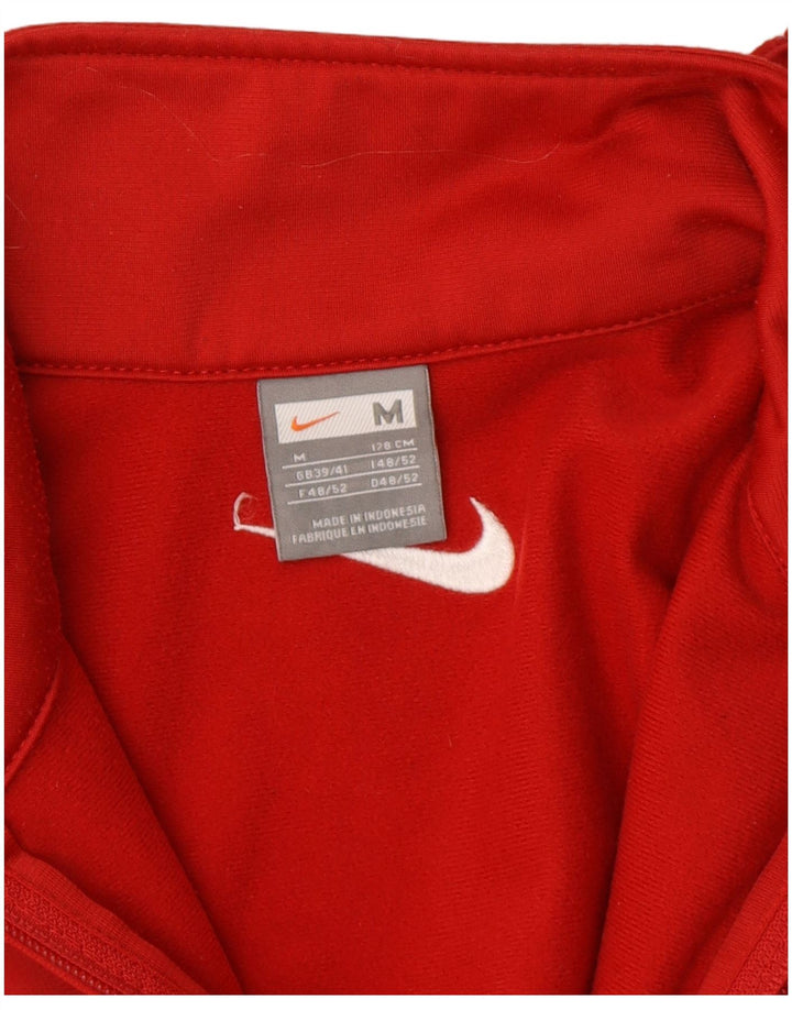 Nike træningsdragt topjakke til mænd Medium Rød Colourblock