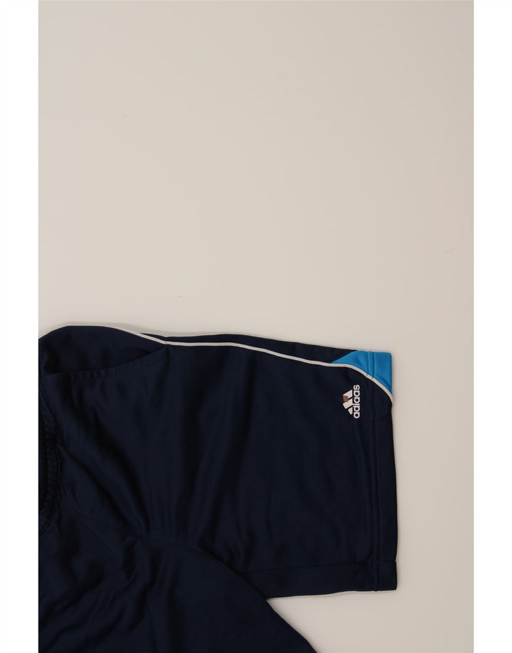 ADIDAS Boys Climalite Sport Shorts 10-11 Years  Navy Blue Polyester Vintage Adidas and Second-Hand Adidas from Messina Hembry 