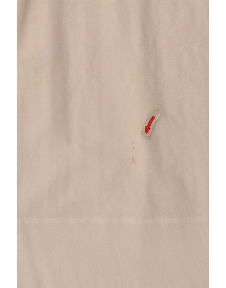Massimo Dutti Dame Langærmet Bluse Top UK 10 Small White Viscose