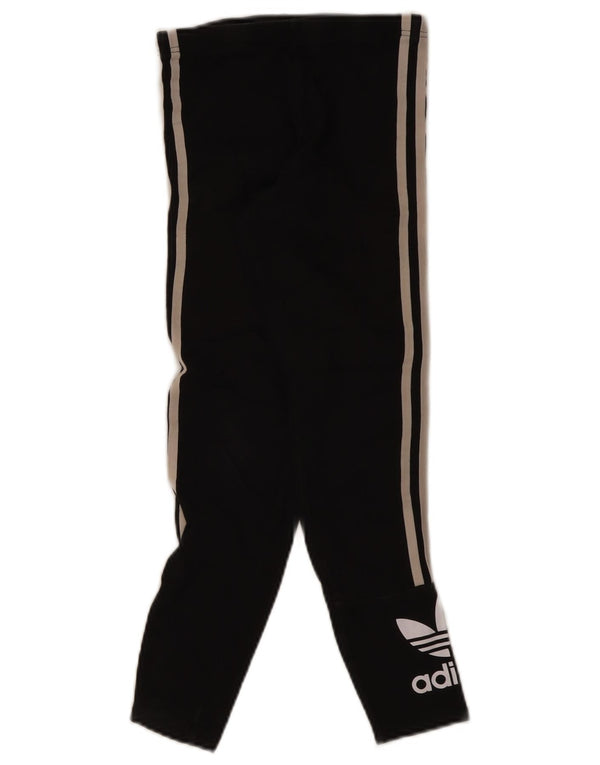 Adidas piger grafiske leggings 10-11 år sort bomuld