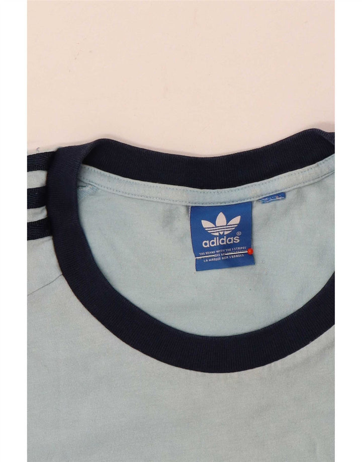 Adidas Herre T-Shirt Top XL Blå