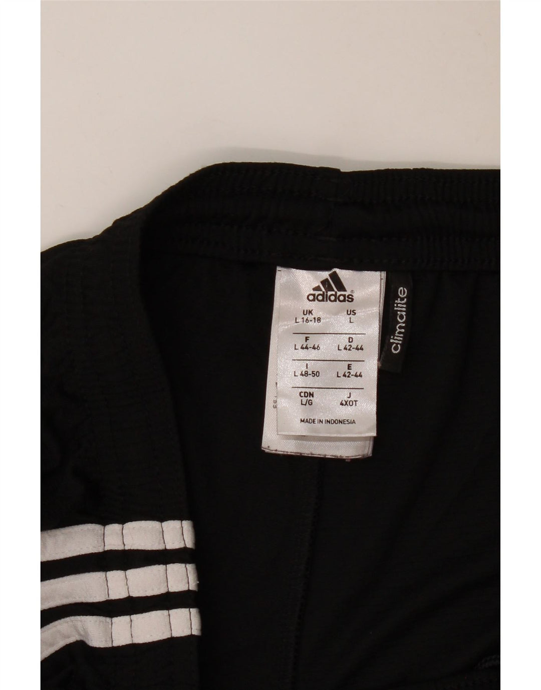Adidas Womens Climalite Sportshorts UK 16/18 Large Black Polyester