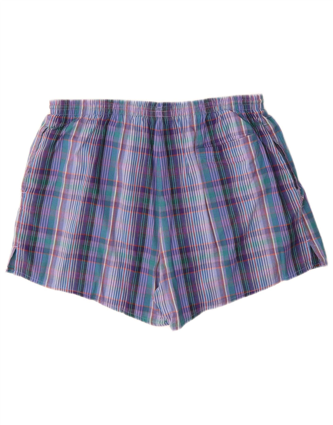 ADIDAS Badeshorts til mænd store blå ternet bomuld