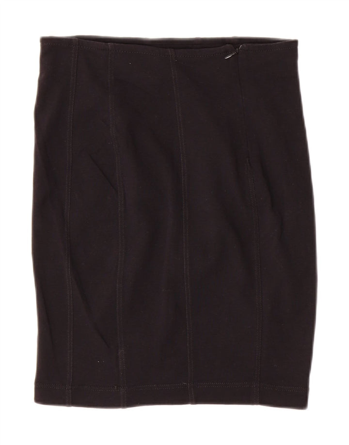 MARELLA Womens Tricot Pencil Skirt Medium W28  Black