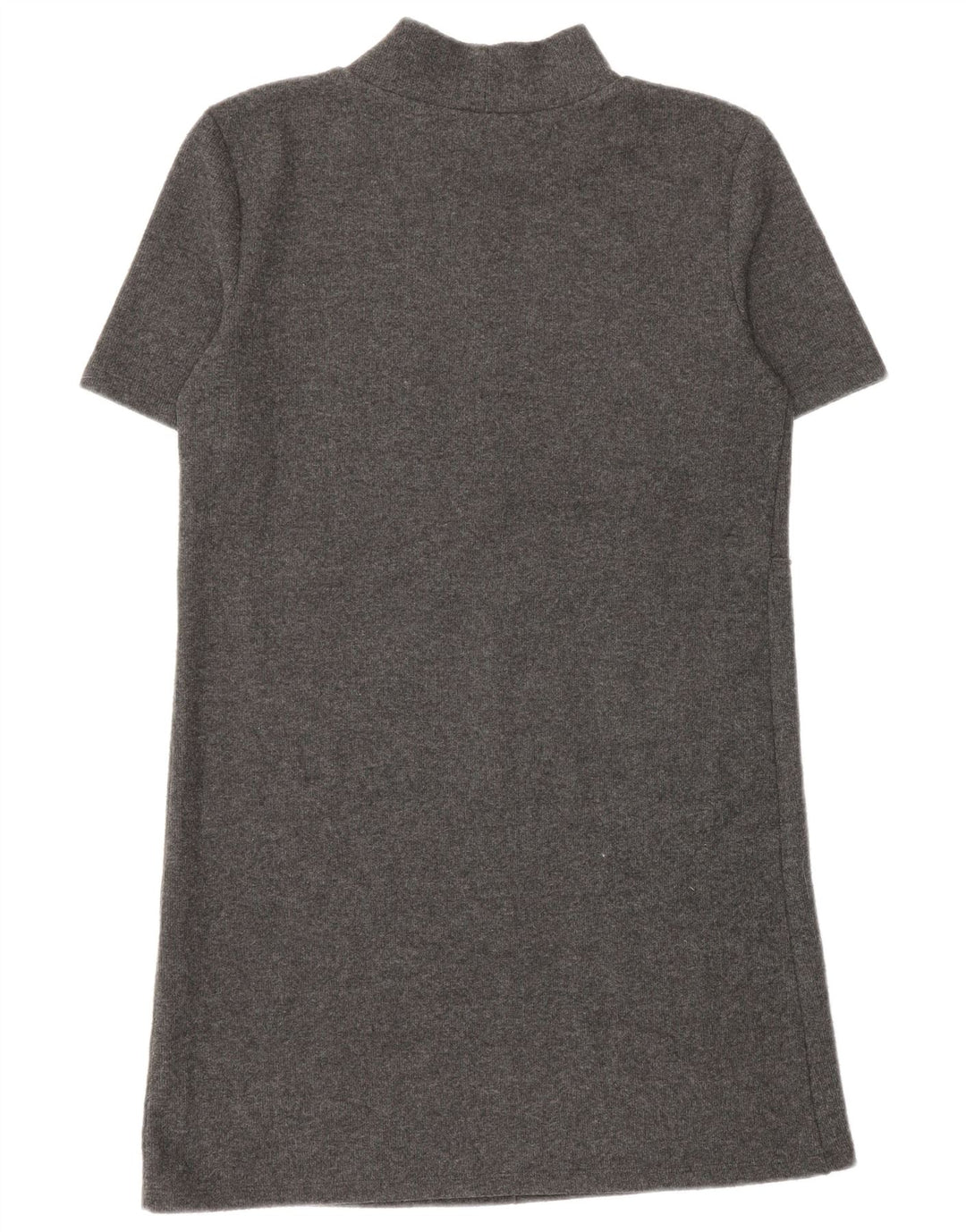 Zara Kortærmede Jumper Kjole til kvinder UK 10 Lille Grå Polyester