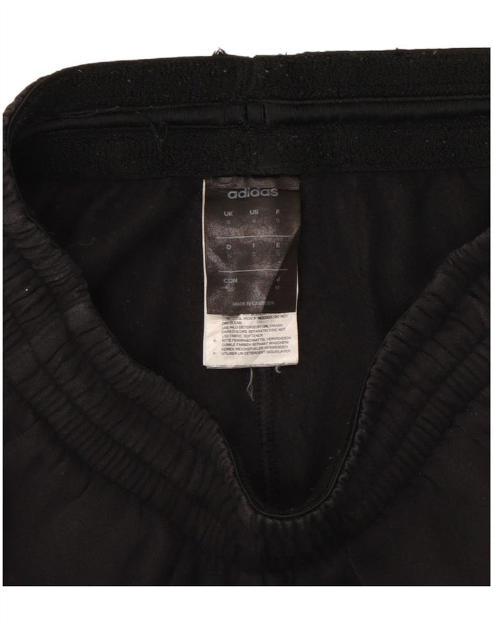 ADIDAS Træningsdragtsbukser til kvinder UK 8 Small Black Bomuld