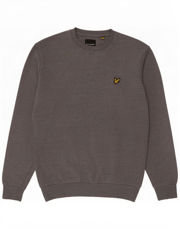 Lyle & Scott Herre sweatshirt Jumper Medium Grå Bomuld