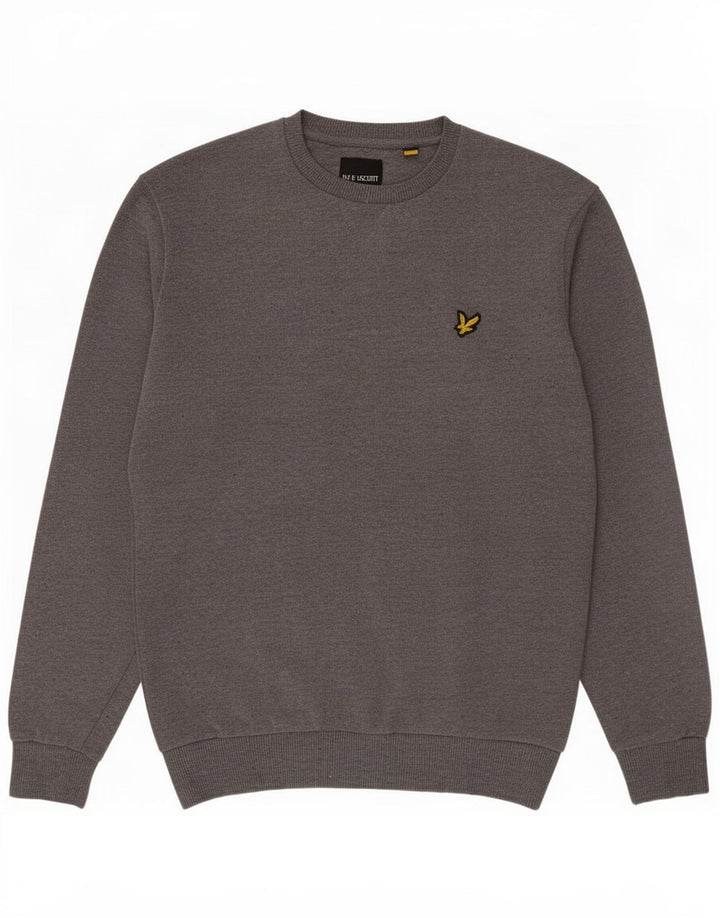 Lyle & Scott Herre sweatshirt Jumper Medium Grå Bomuld