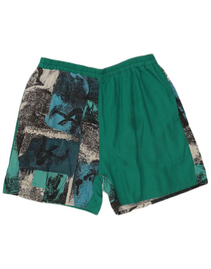 Vintage badeshorts til mænd Små flerfarvet Tie Dye Bomuld