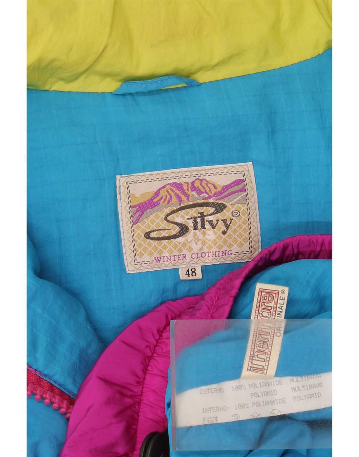 Silvy Herre Loose Fit Skijakke IT 48 Medium Flerfarvet Colourblock