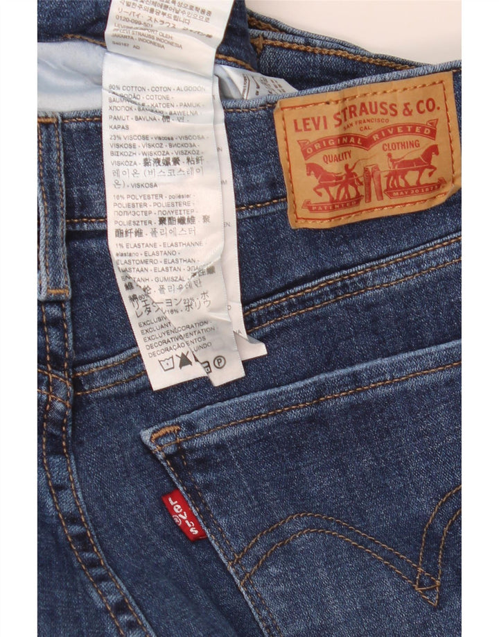 Levi's Dame Klassiske Straight Jeans US 6 Medium W28 L30 Blå Bomuld