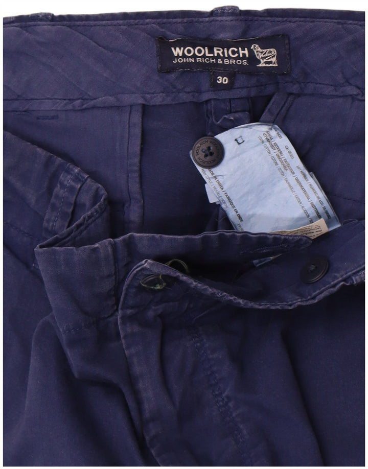 Woolrich Herre Chino Shorts W30 Medium Navyblå Bomuld