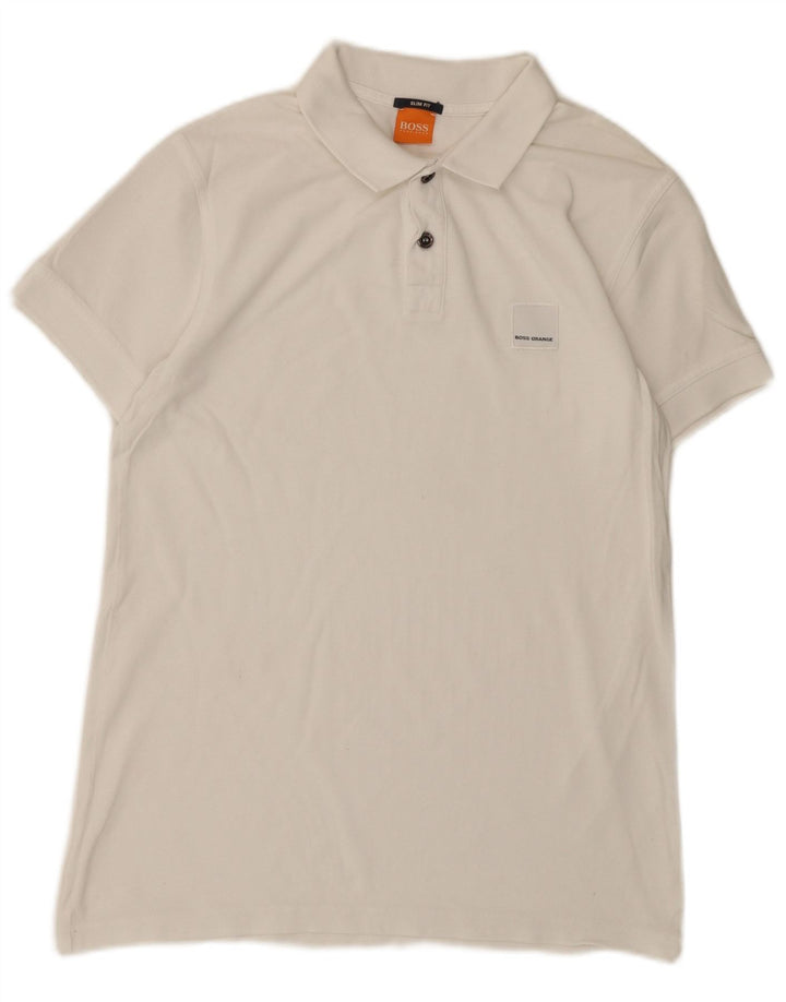 Hugo Boss Herre Slim Fit Polo Shirt Lille Hvid
