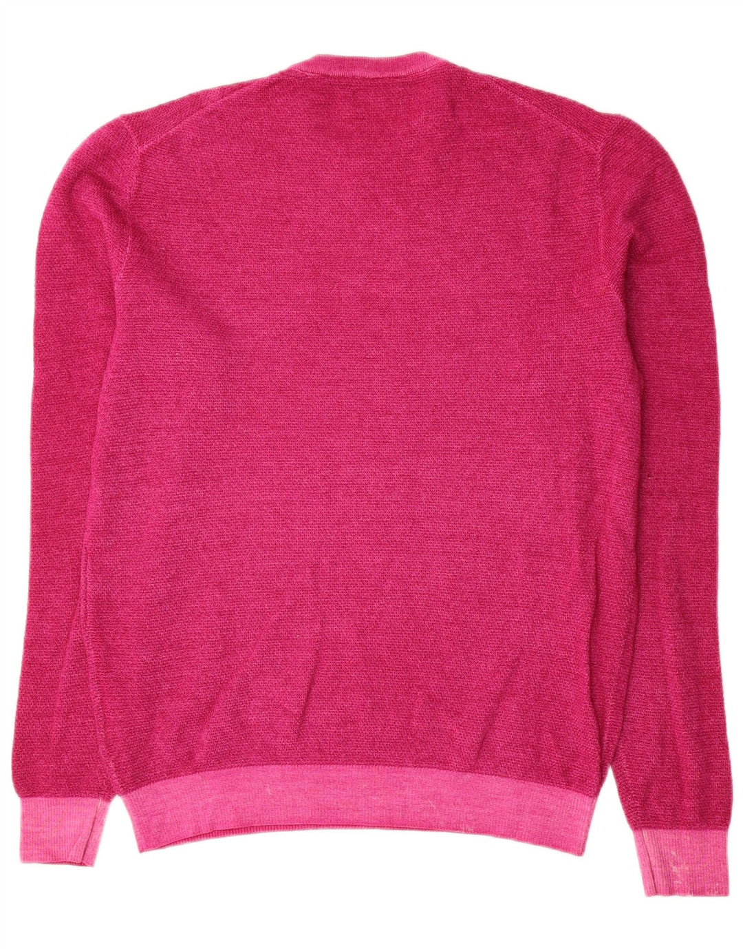 Sun68 Herre Crew Neck Jumper Sweater Large Pink Uld