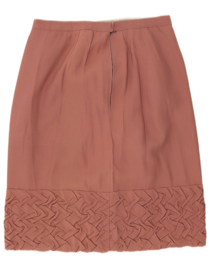 VINTAGE Womens Straight Skirt W28 Medium Pink