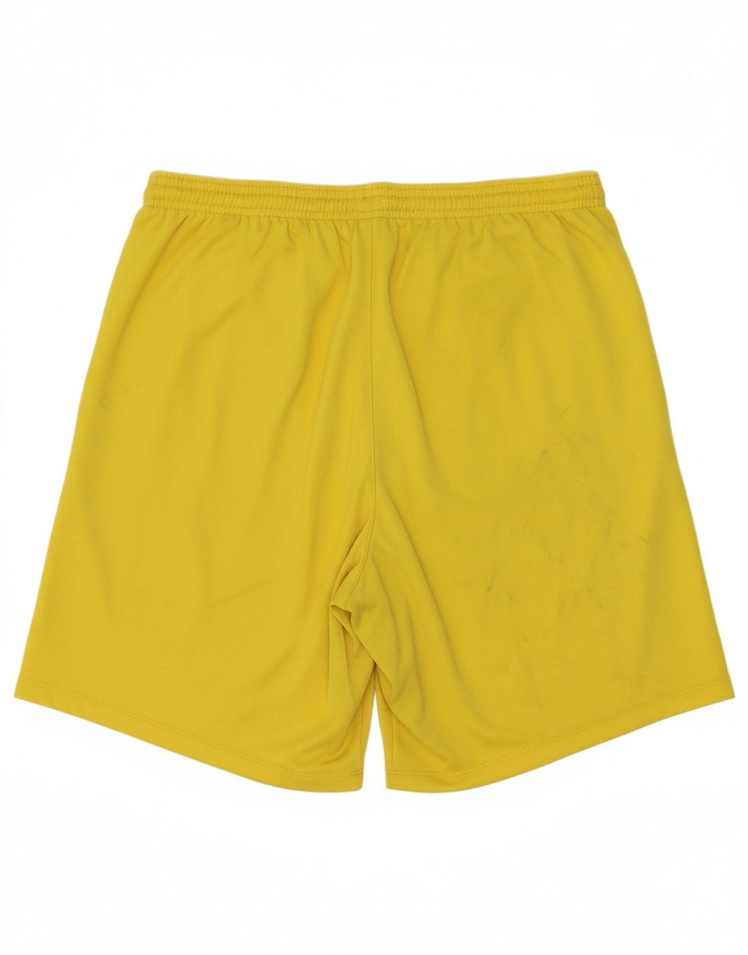 NIKE Mens Dri Fit Slim Fit Sport Shorts Large  Yellow Polyester