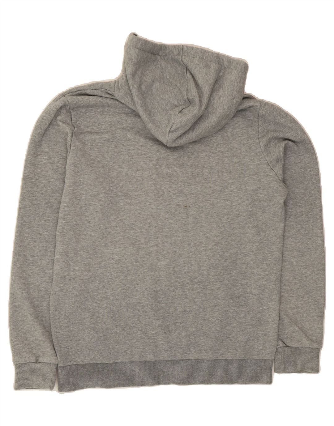 PUMA Mens Graphic Hoodie Jumper Small Grey Cotton Vintage Puma and Second-Hand Puma from Messina Hembry 