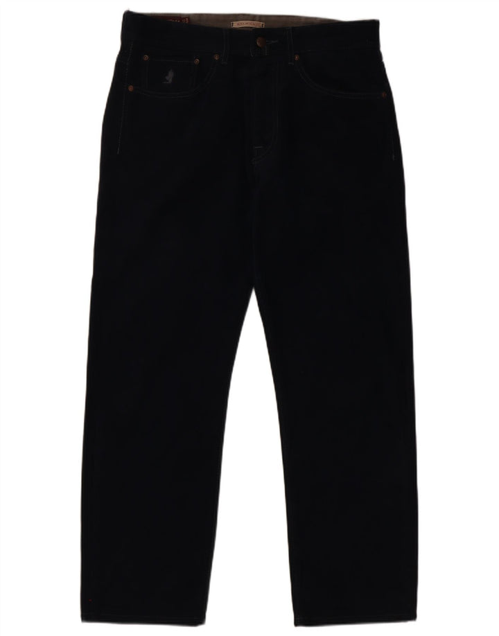 MARLBORO CLASSICS Herre Regular Fit Casual Bukser W32 L28 Marineblå