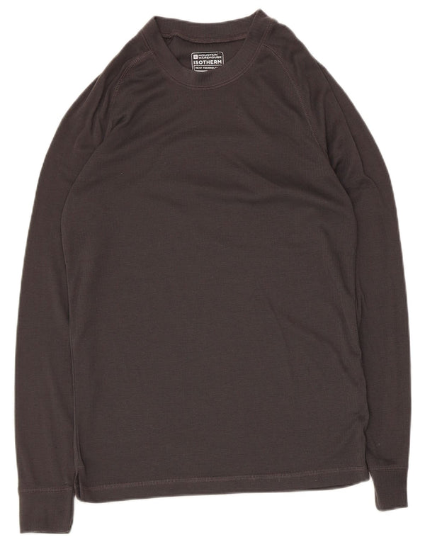 Mountain Warehouse Herre Top Langærmet Lille Grå Polyester