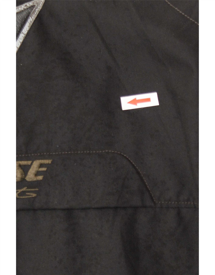 Dainese Herre Moto Racer Bomber Jacket Størrelse 50 Medium Sort Colourblock