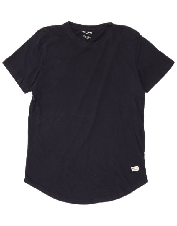 Jack & Jones Herre T-shirt Top Medium Navy Blue