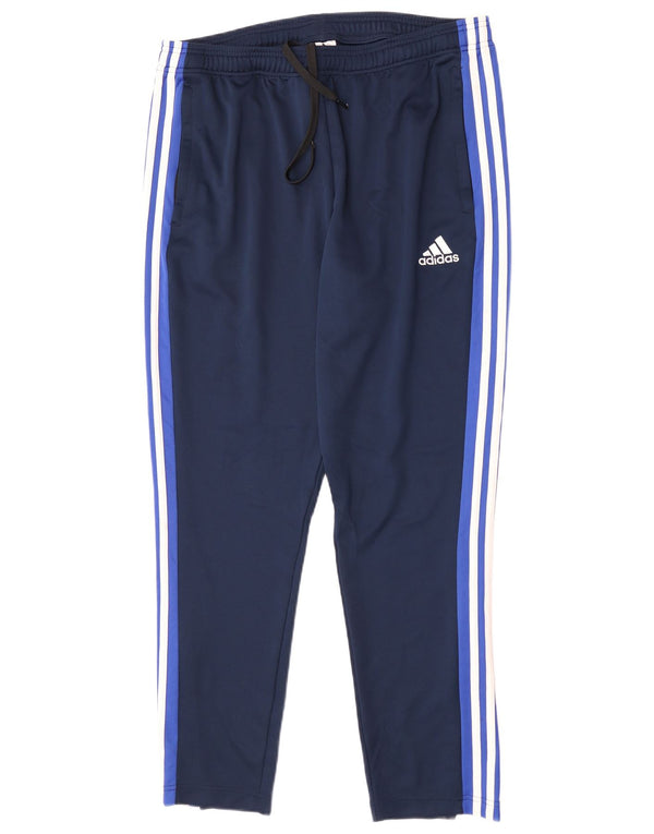 Adidas Herre Climalite træningsdragt bukser XL marineblå polyester