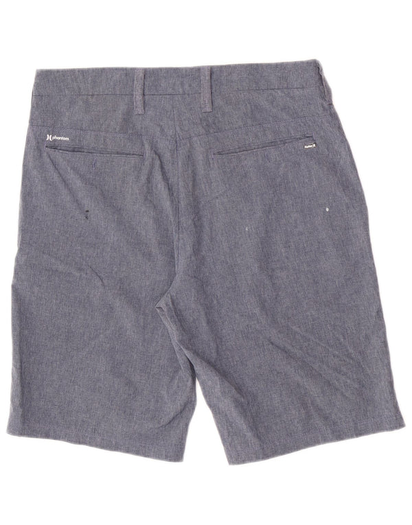 Hurley Herre Regular Chino Shorts Medium W30 Blue Polyester
