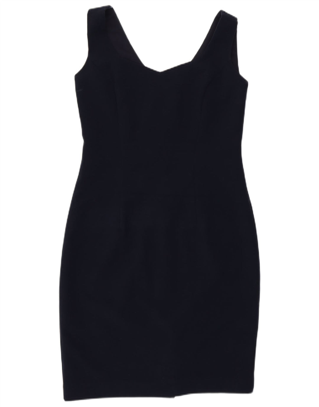 Phase Eight Kvinders Ærmeløs Skede Kjole UK 12 Medium Navy Blue Polyester