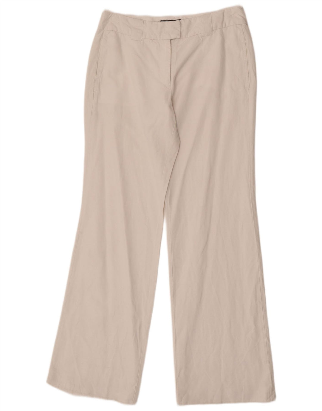 Alberto Aspesi Dame Blu Bootcut Suit Bukser IT 40 Small W27 L31 White