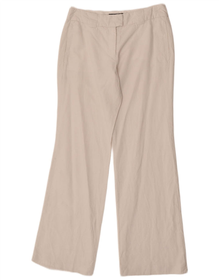 Alberto Aspesi Dame Blu Bootcut Suit Bukser IT 40 Small W27 L31 White