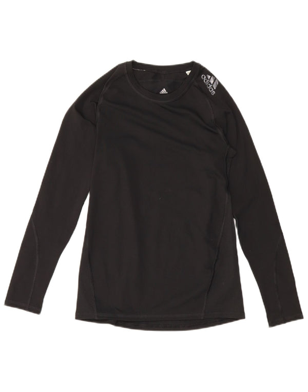 Adidas Boys Climacool Top Langærmet 13-14 År Sort Polyester