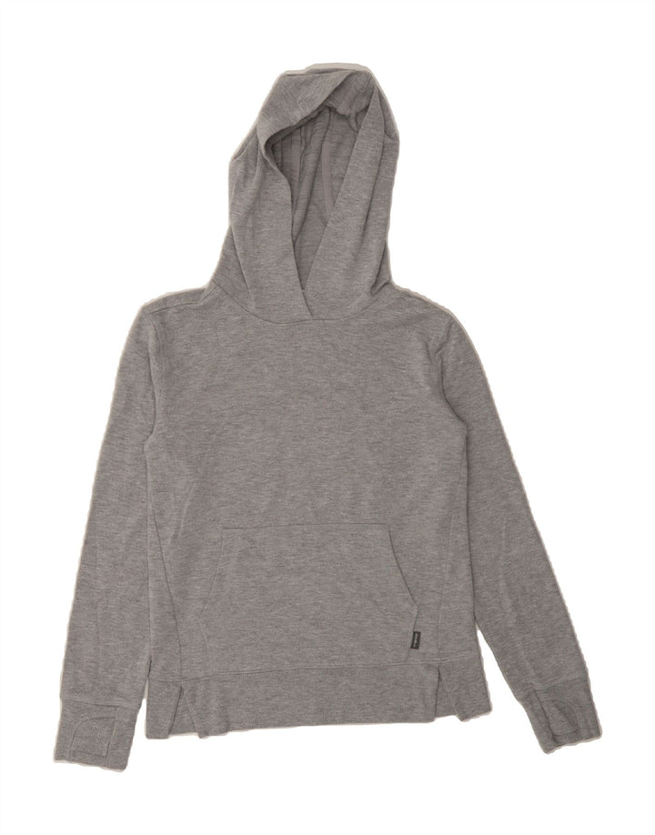 EDDIE BAUER Boys Hoodie Jumper 10-11 Years Medium Grey Polyester Vintage Eddie Bauer and Second-Hand Eddie Bauer from Messina Hembry 