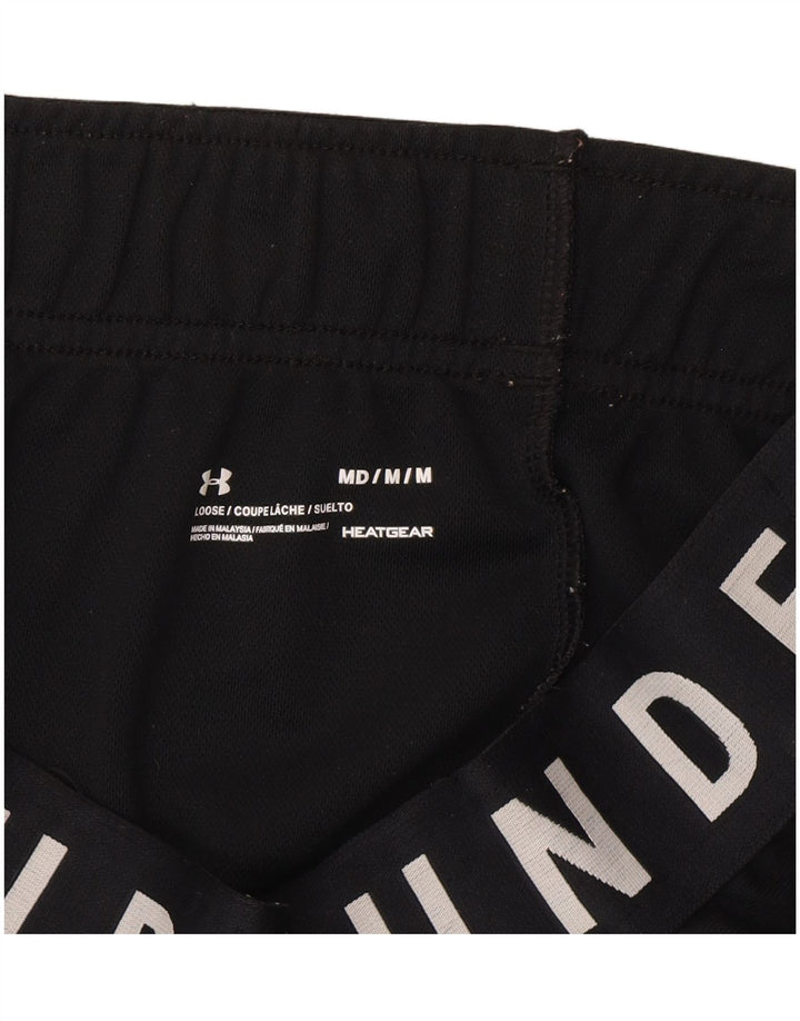 Under Armour Sportsshorts til kvinder med abstrakt mønster UK 12 Medium Sort