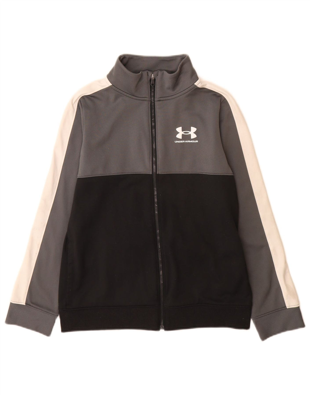 Under Armour Boys træningsdragt topjakke 9-10 år Medium Sort Colourblock