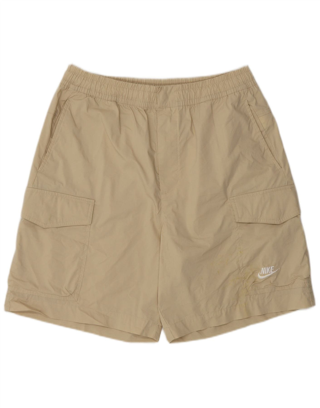 Nike Herre Cargo Shorts Medium W34 Beige Bomuld