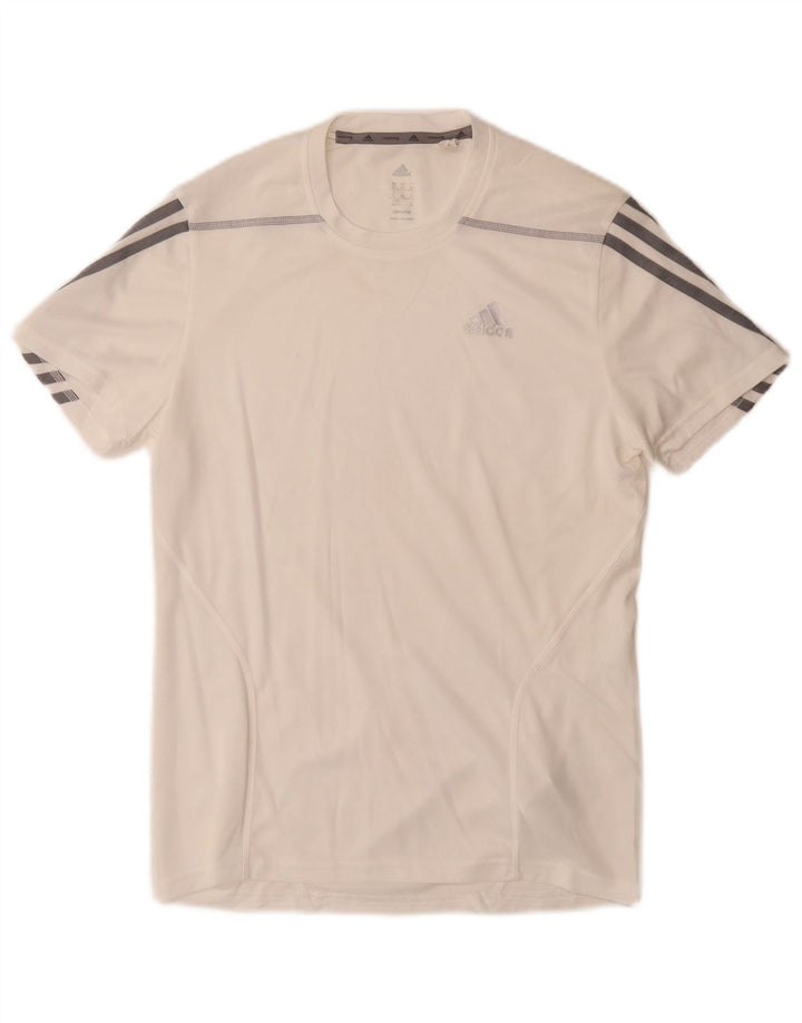Adidas Herre Climalite T-Shirt Top XS Hvid Polyester