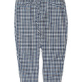 GUESS Womens Crop Casual Bukser W29 L25 Blue Gingham