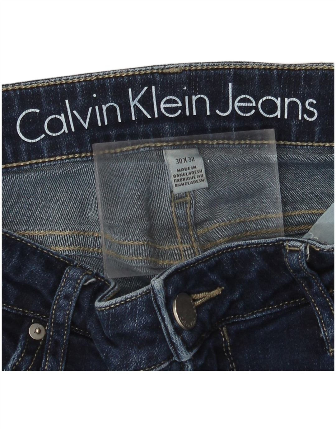 Calvin Klein Lige Jeans til kvinder W30 L32 Marineblå