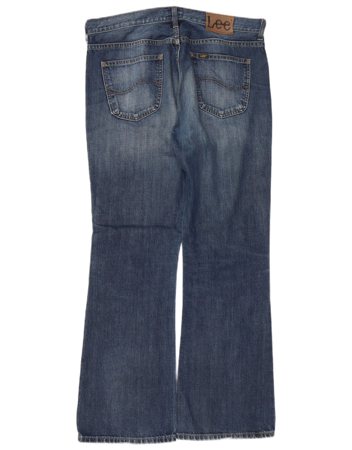 LEE Herre Denver Bootcut Jeans W36 L32 Blå Bomuld