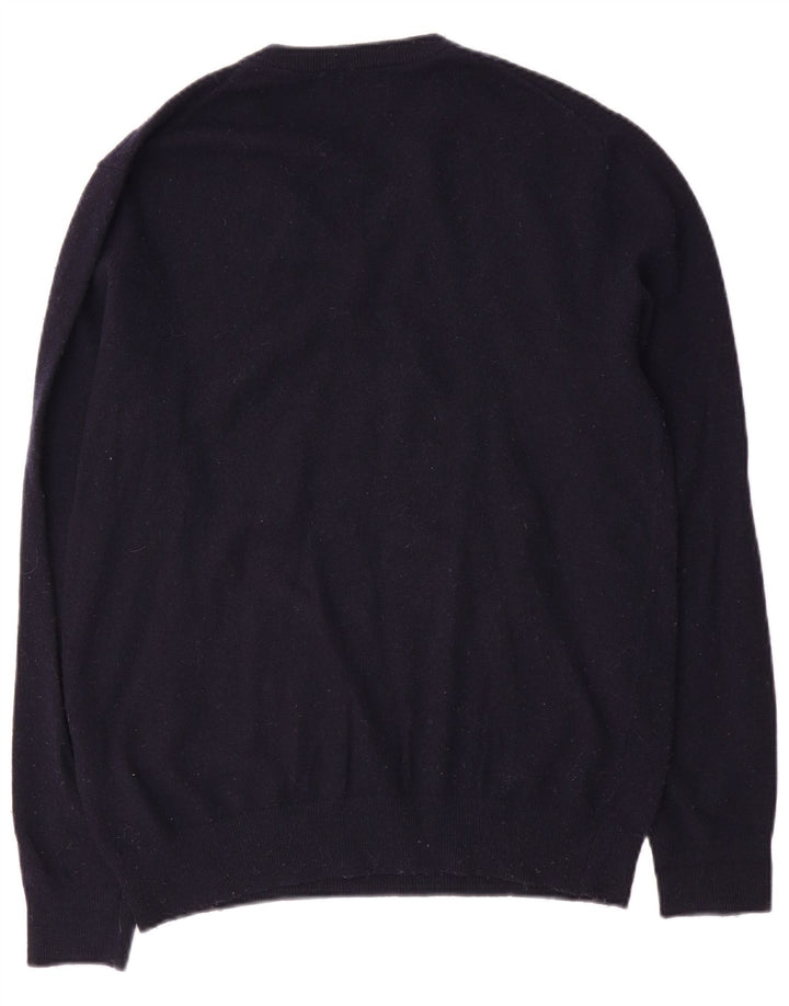 Gant Herre V-hals sweater Medium Marineblå Uld